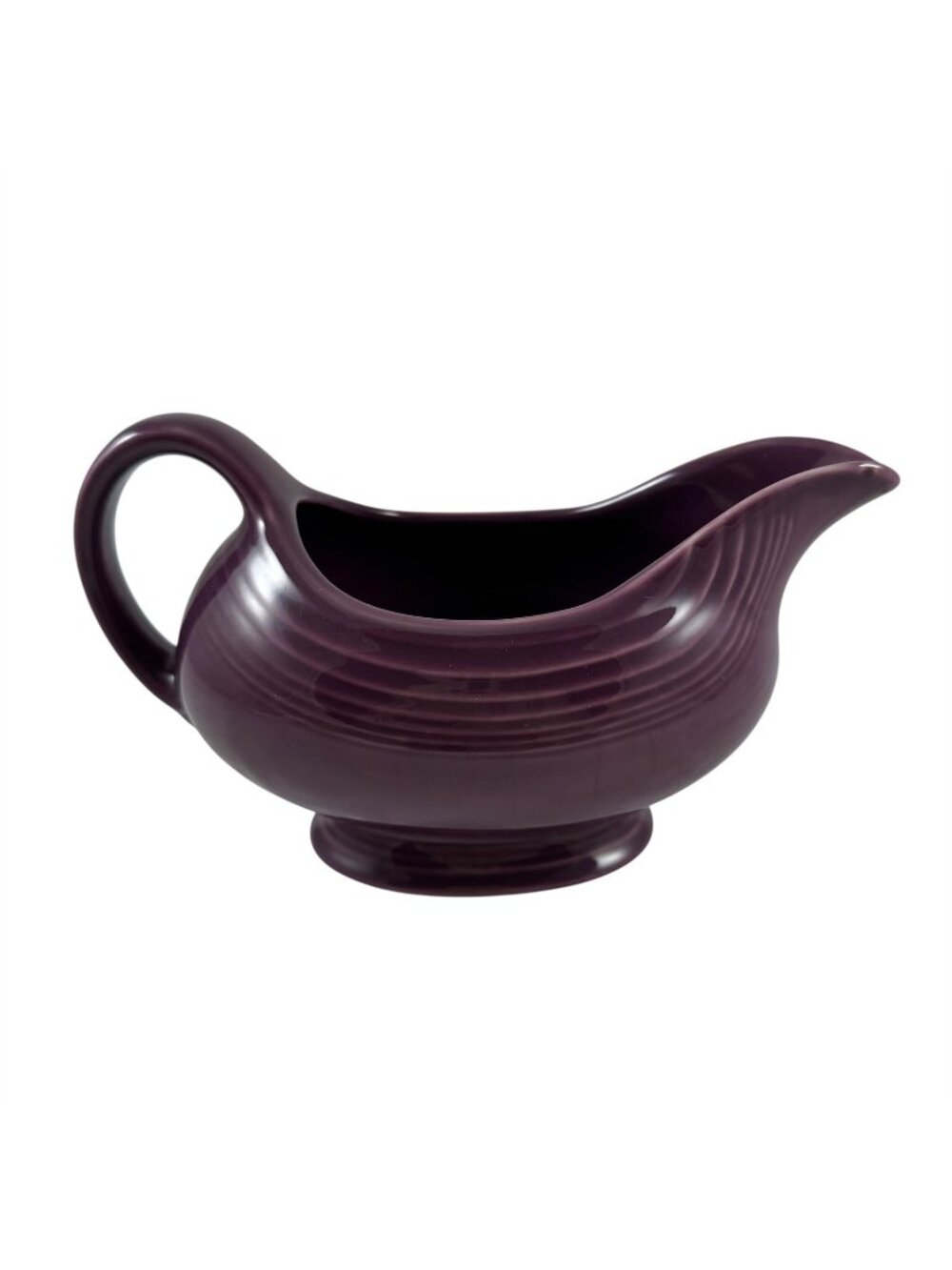 Fiesta Ware Gravy Sauce Boat Heather Purple Vintage Early 2000s Retired
